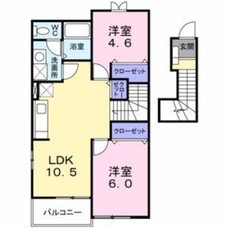 フロレスタCの物件間取画像